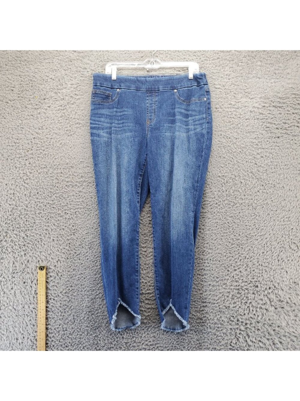 Chicos Jeans Womens 1.5 US 10R Blue Jegging Ankle Stretch Denim *Read*